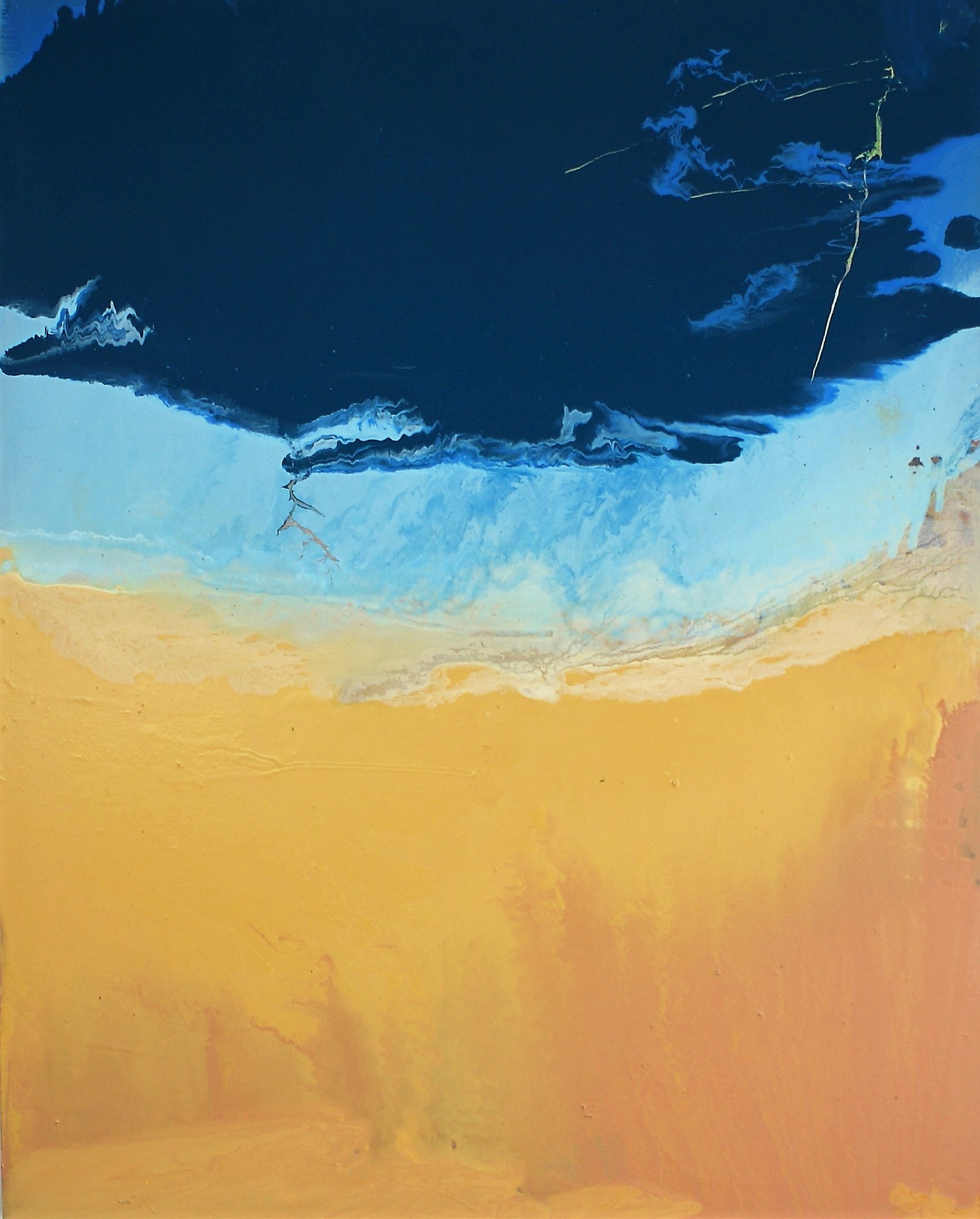 Mudflats & saltmarsh (oil on canvas,77x61cm) DB BrewinsCook 2019